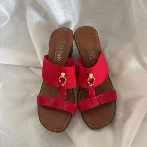 Italian shoemakers sliders wedges sandals